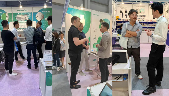 格瑞普電池展位現場