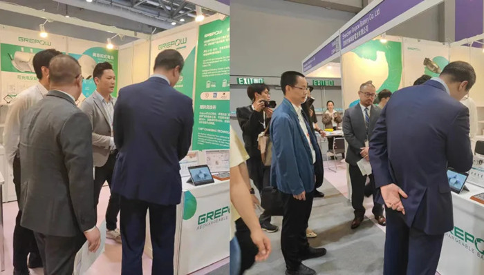 格瑞普電池展位現場