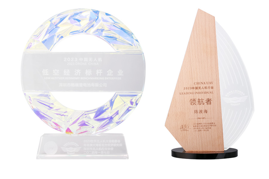 格瑞普榮獲2023年中國無人機低空經濟標桿企業和2023中國無人機行業領航者