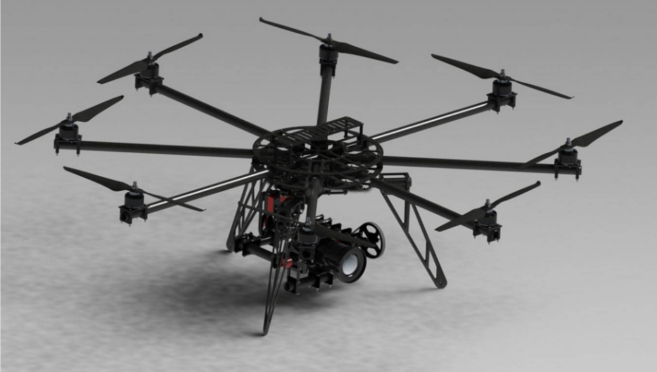 八旋翼無(wú)人機(jī)